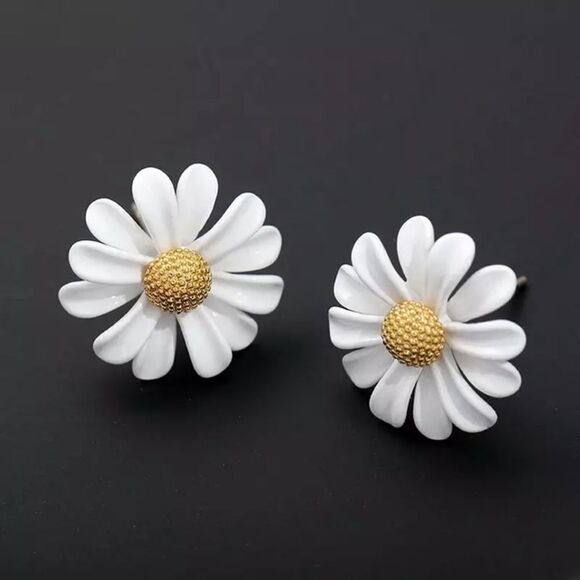 💎253💎 Cute Daisy Earrings - Picture 1 of 14